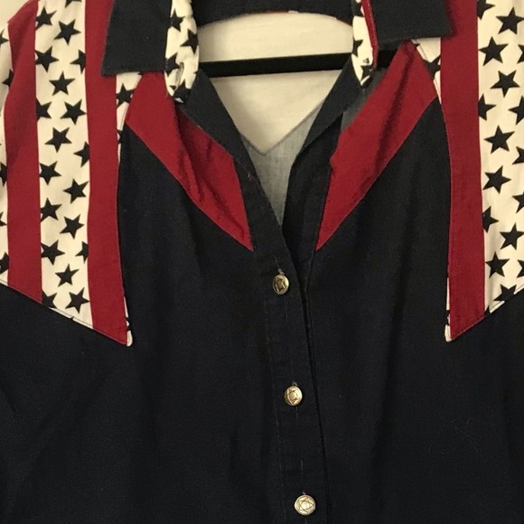 Roper Rodeo Blue Women’s Western Shirt - Picture 5 of 5